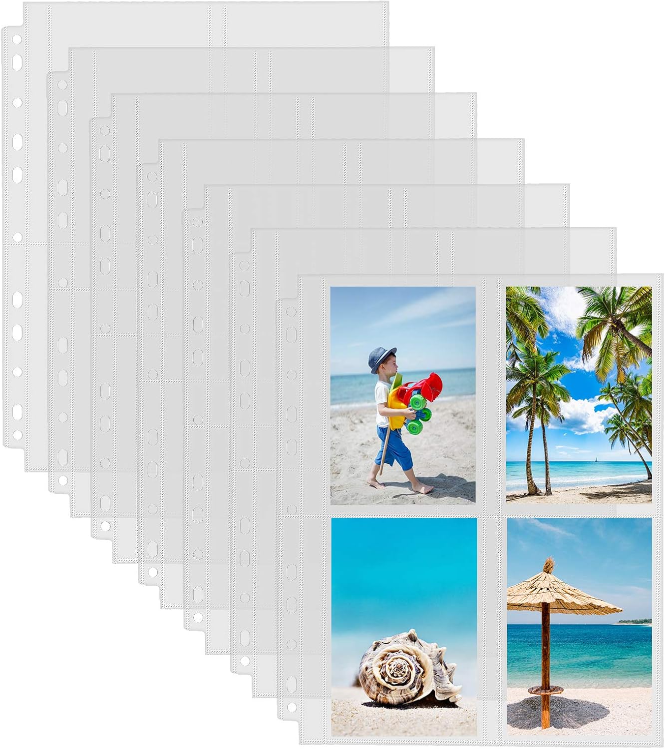 Detalle de Sooez 3.5 x 5 Photo Sleeves, 30-Pack Acid-Free Binder Pages