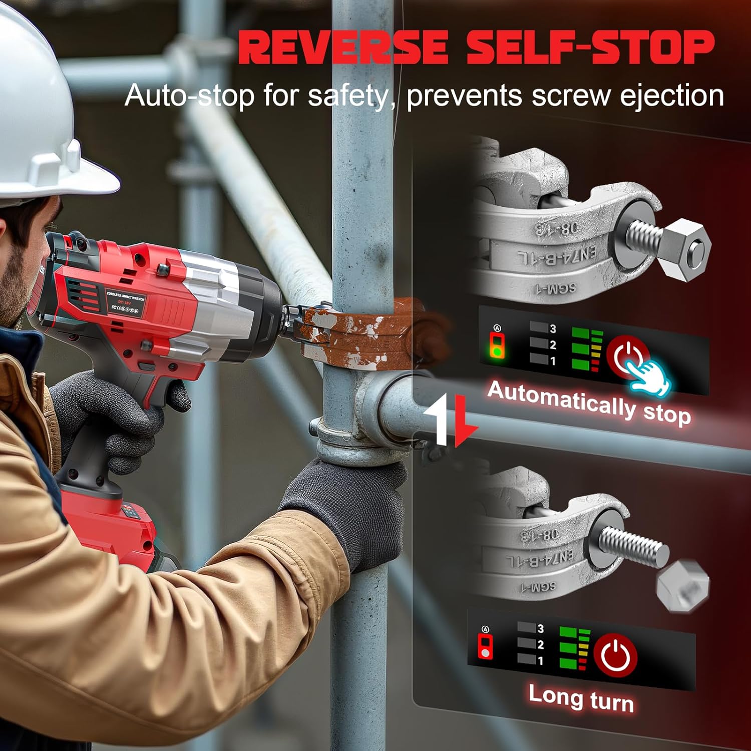 Thumbnail 5 de DIYtoolifz Cordless Impact Wrench 1700 Ft-lbs ⚙