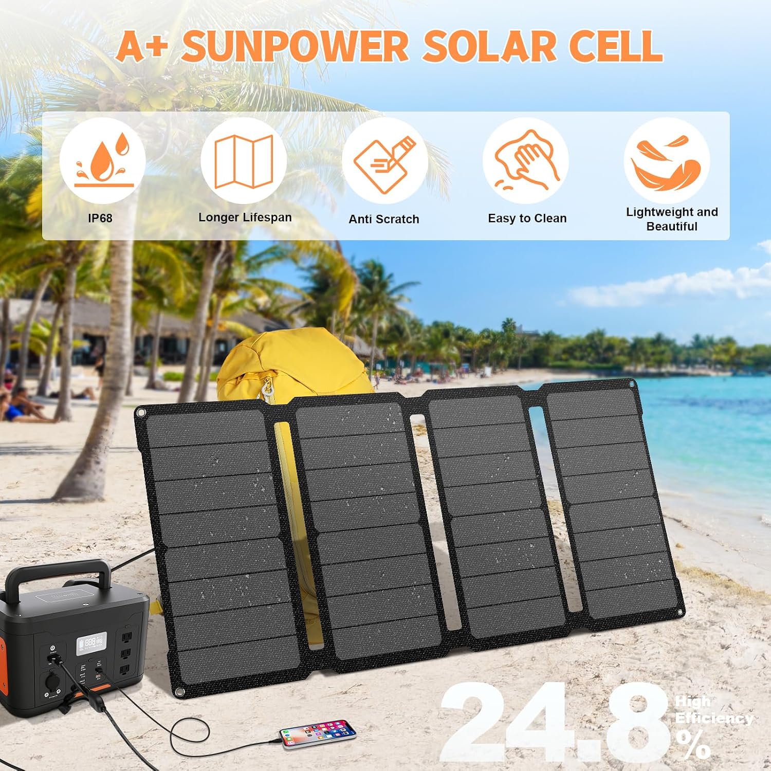 Thumbnail 6 de SOKIOVOLA 200W Portable Solar Panel Kit ☀