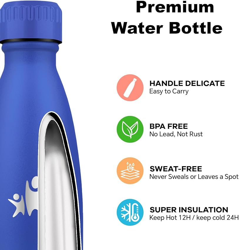 Detalle 2 de Grsta Botella Agua Acero Inoxidable 500 ml térmica
