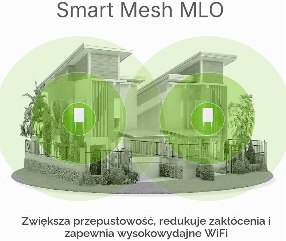 Detalle de Zyxel NWA55BE zewnętrzny punkt dostępowy Wi-Fi 7 BE5100, IP55, 2,5 GbE