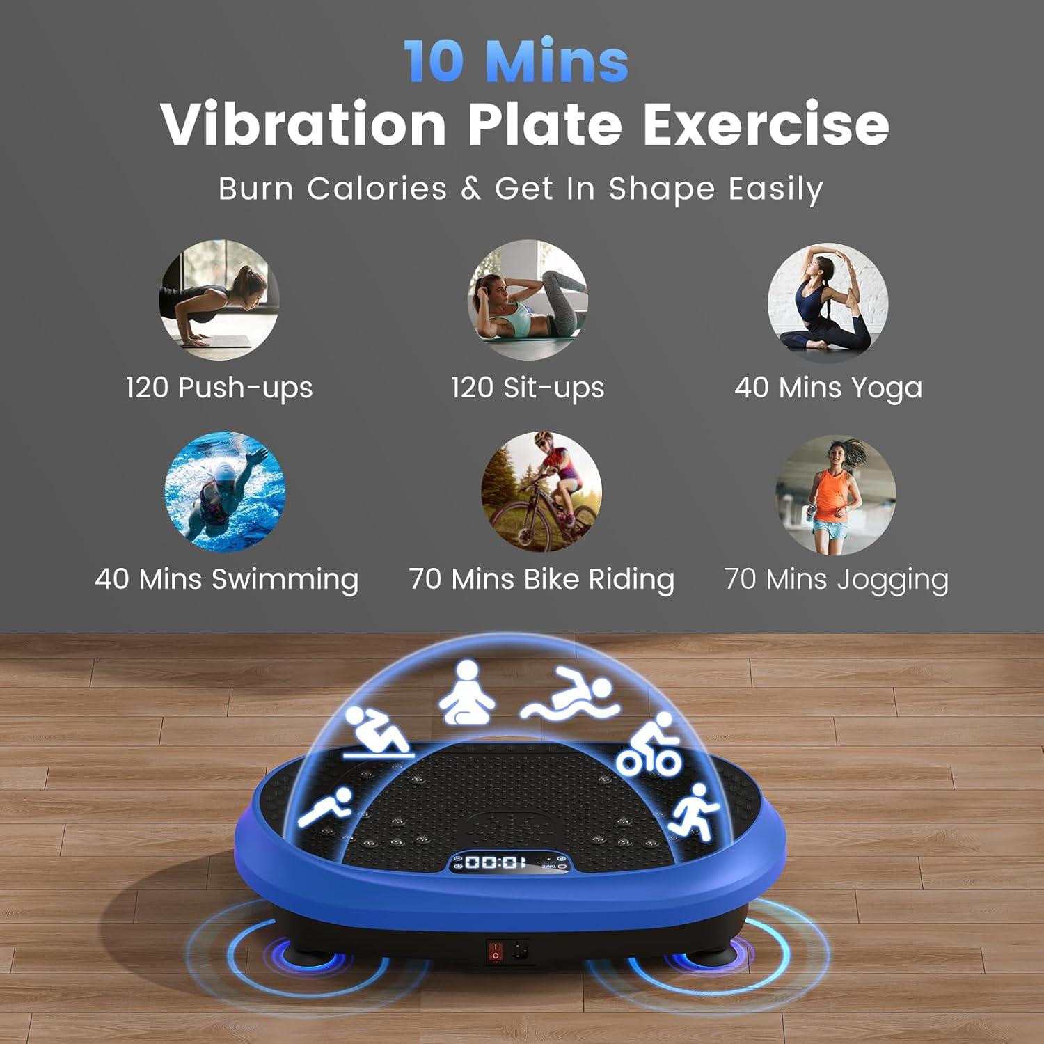 Thumbnail 3 de Vibration Plate Exercise Machine