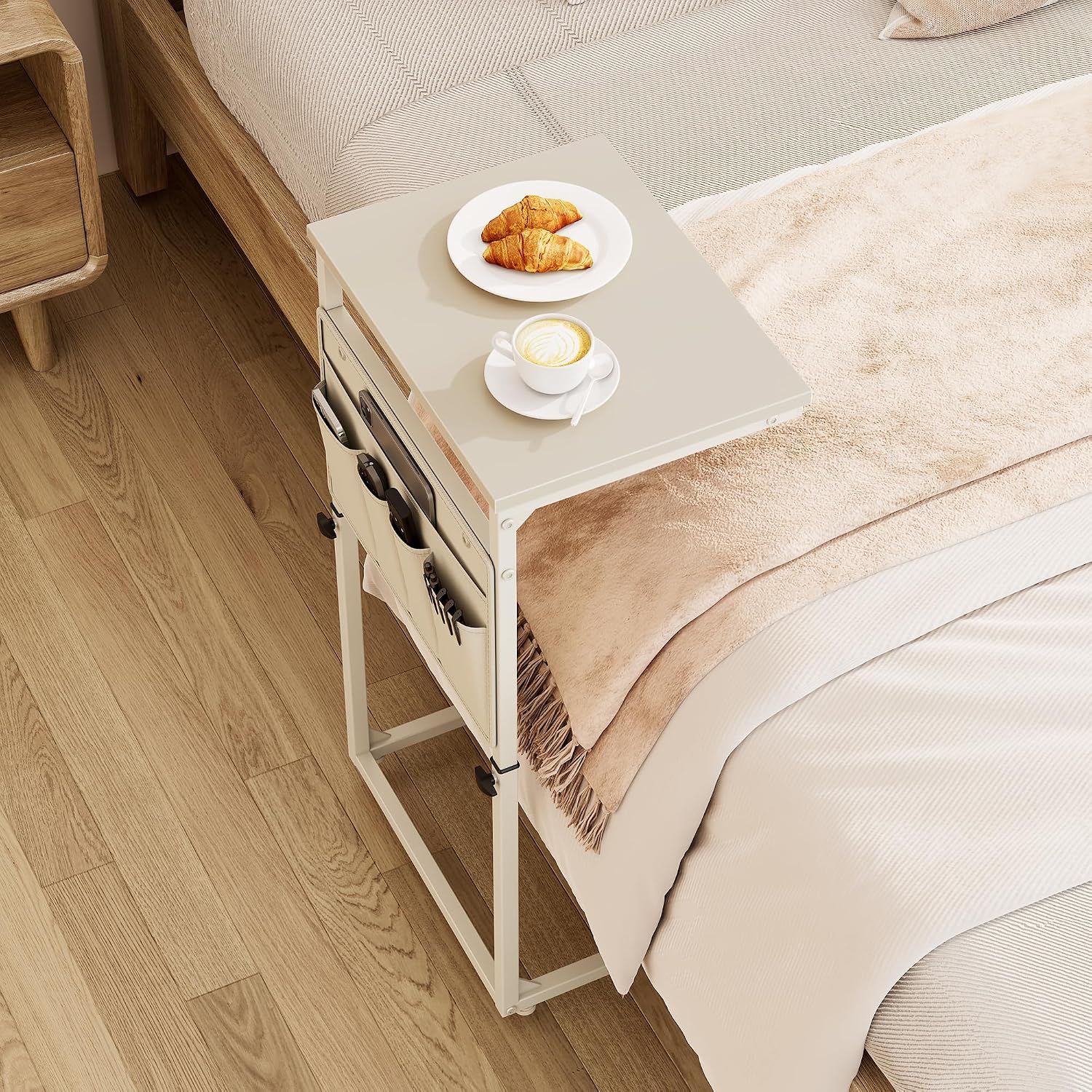 Detalle 2 de Vagusicc C-Shaped End Table, Adjustable Height