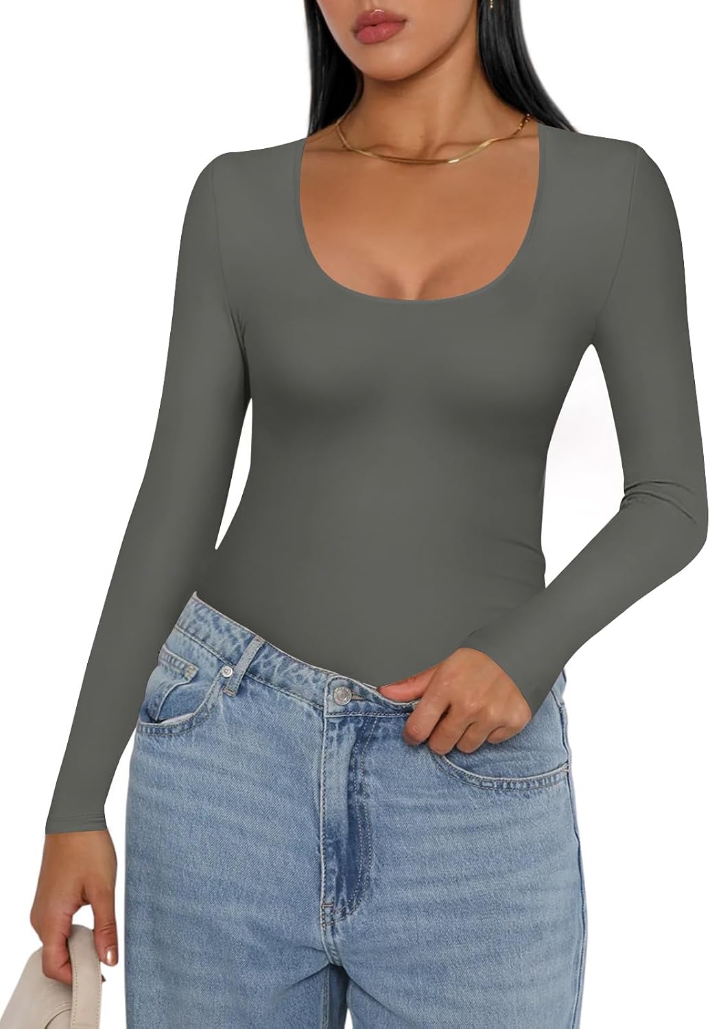 Detalle de Ekouaer Maglia termica donna girocollo S-XXL