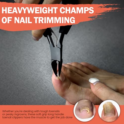 Detalle de BEZOX Nail Clippers for Thick and Ingrown Nails with Stainless Steel Blades
