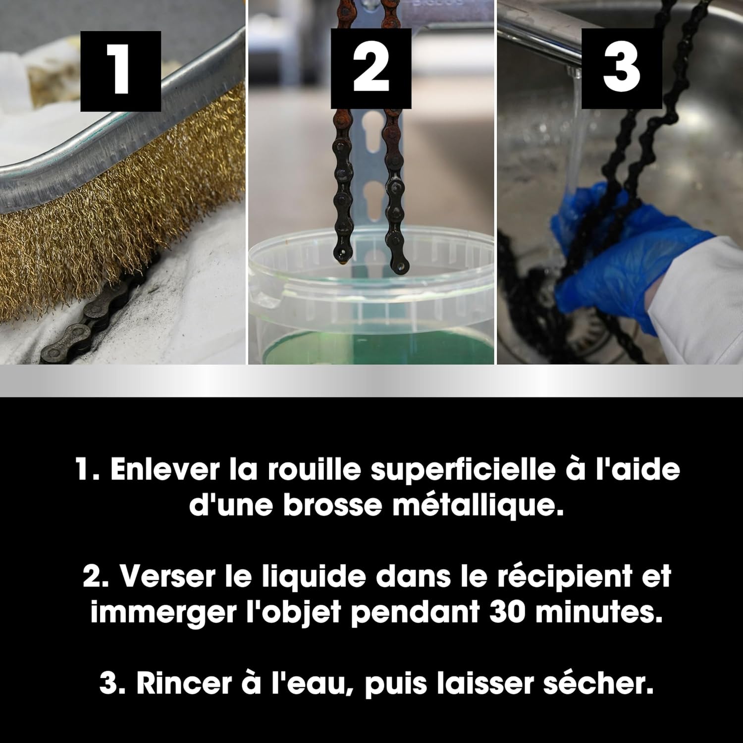 Thumbnail 2 de Furniture Clinic Dérusseur de rouille Dip Deruster 1 L