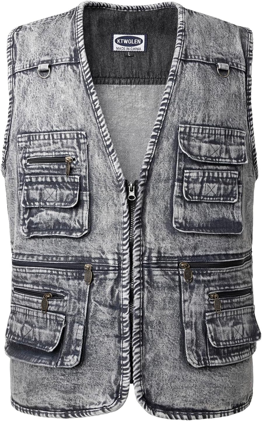 Detalle de KTWOLEN Denim Outdoor Weste Herren