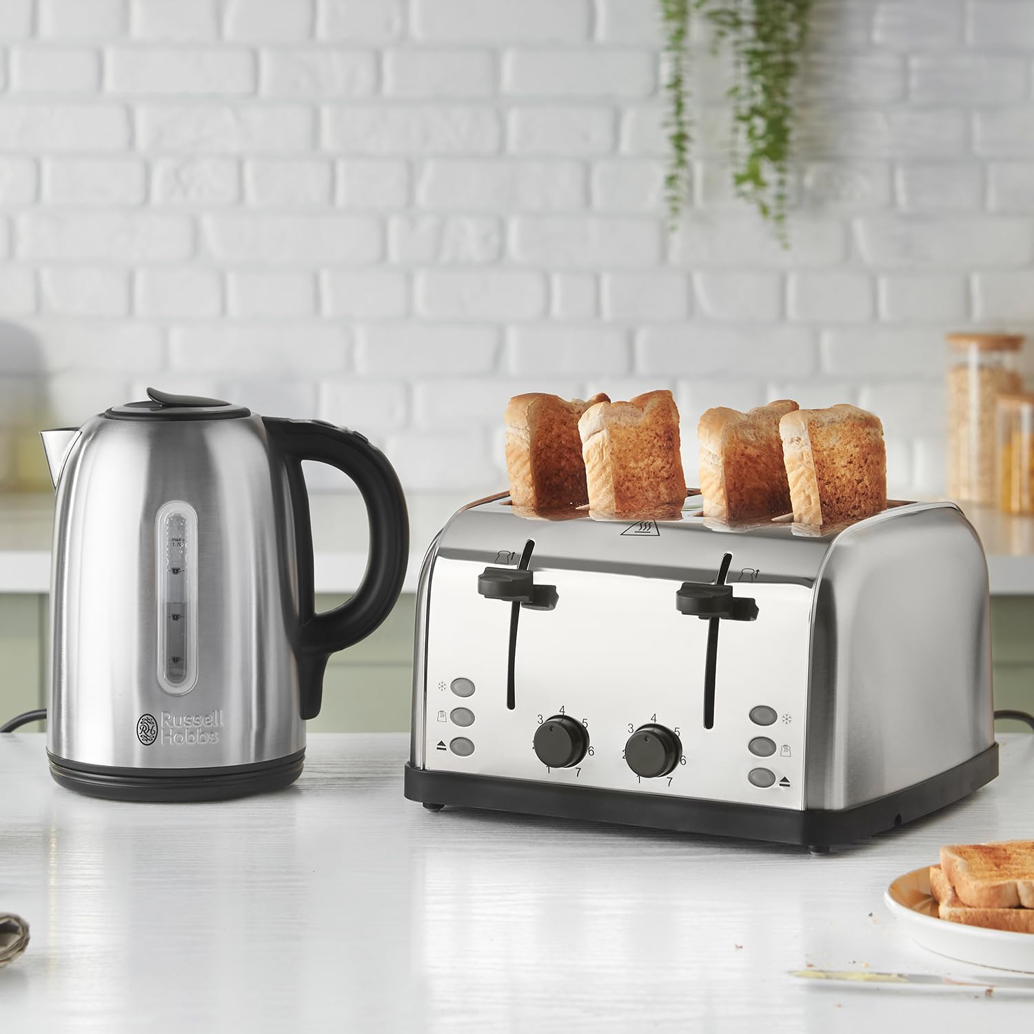 Thumbnail 6 de Russell Hobbs Electric Kettle 1.7L with Quiet Boil and Digital Temperature Control (21040)