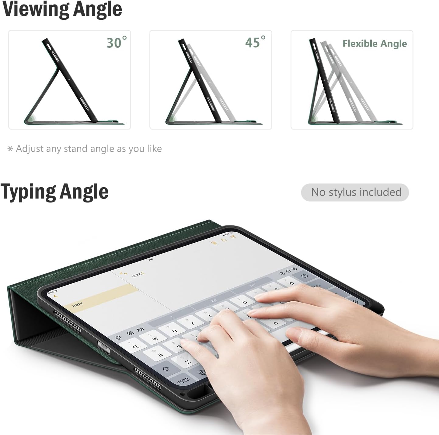 Thumbnail 6 de Antbox iPad Air 11インチ対応ケース ヴィーガンレザー・ペンホルダー付き・オートスリープ