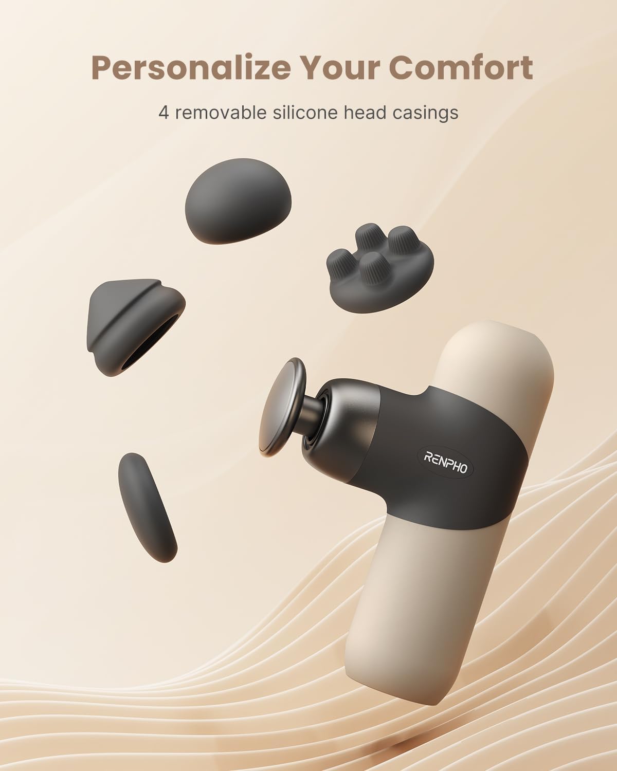 Thumbnail 6 de RENPHO Mini Massage Gun 4‑head portable massager 💆♀