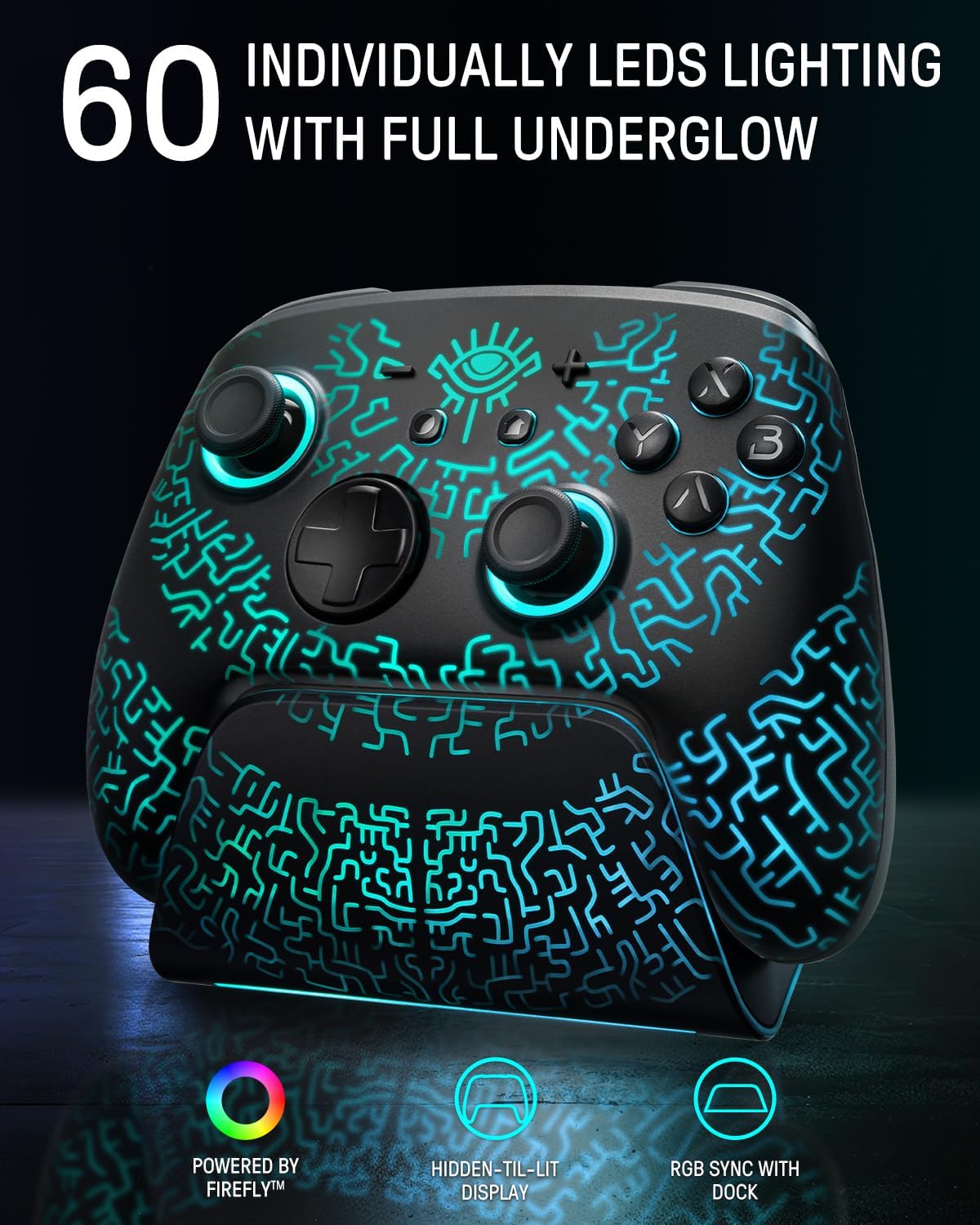 Detalle de Luminex Hall Effect Switch 2 Pro Controller