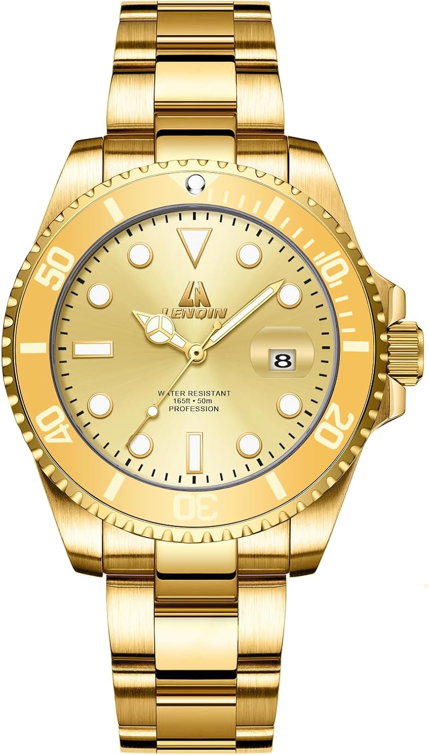 Detalle 2 de LN LENQIN Reloj Hombre acero 3ATM