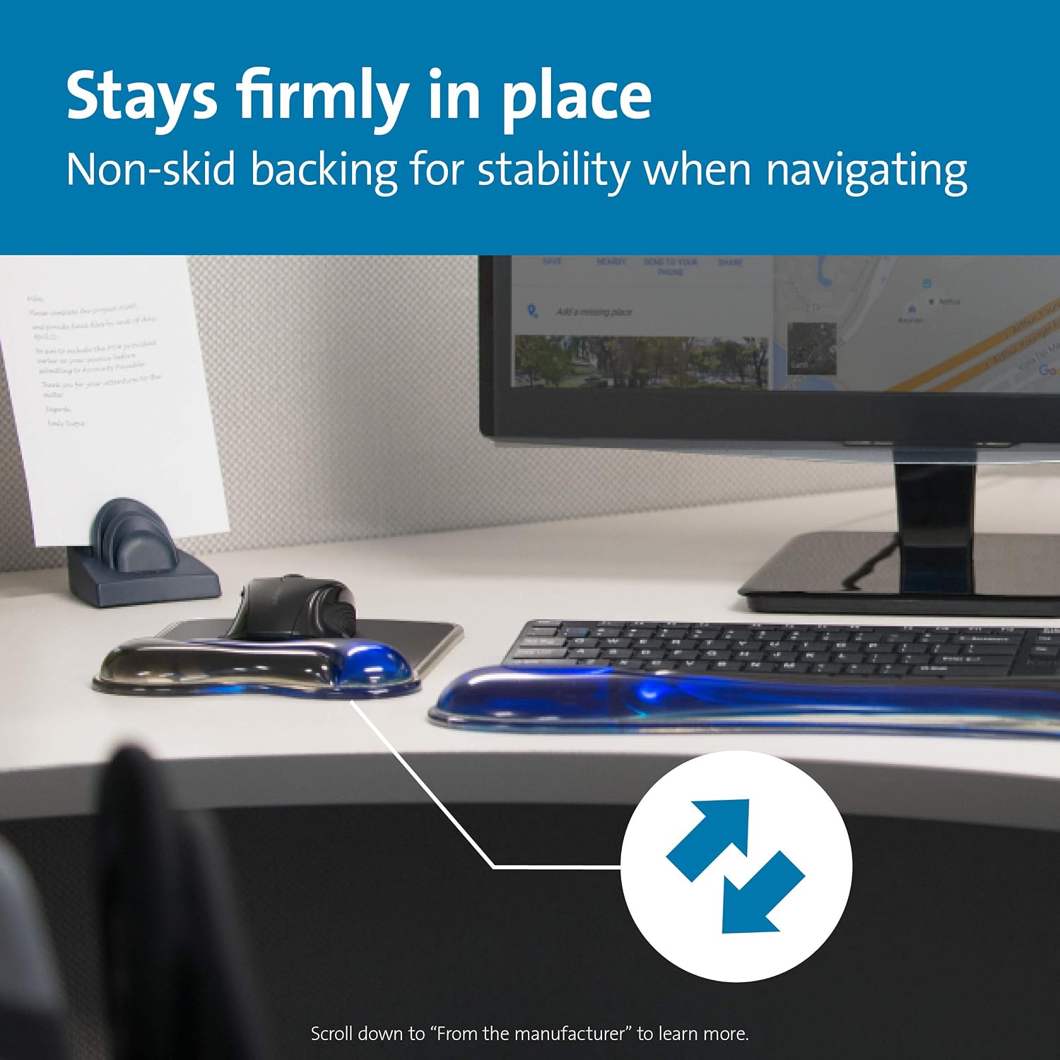 Thumbnail 5 de Kensington 62401 Mouse Pad Ergonomico