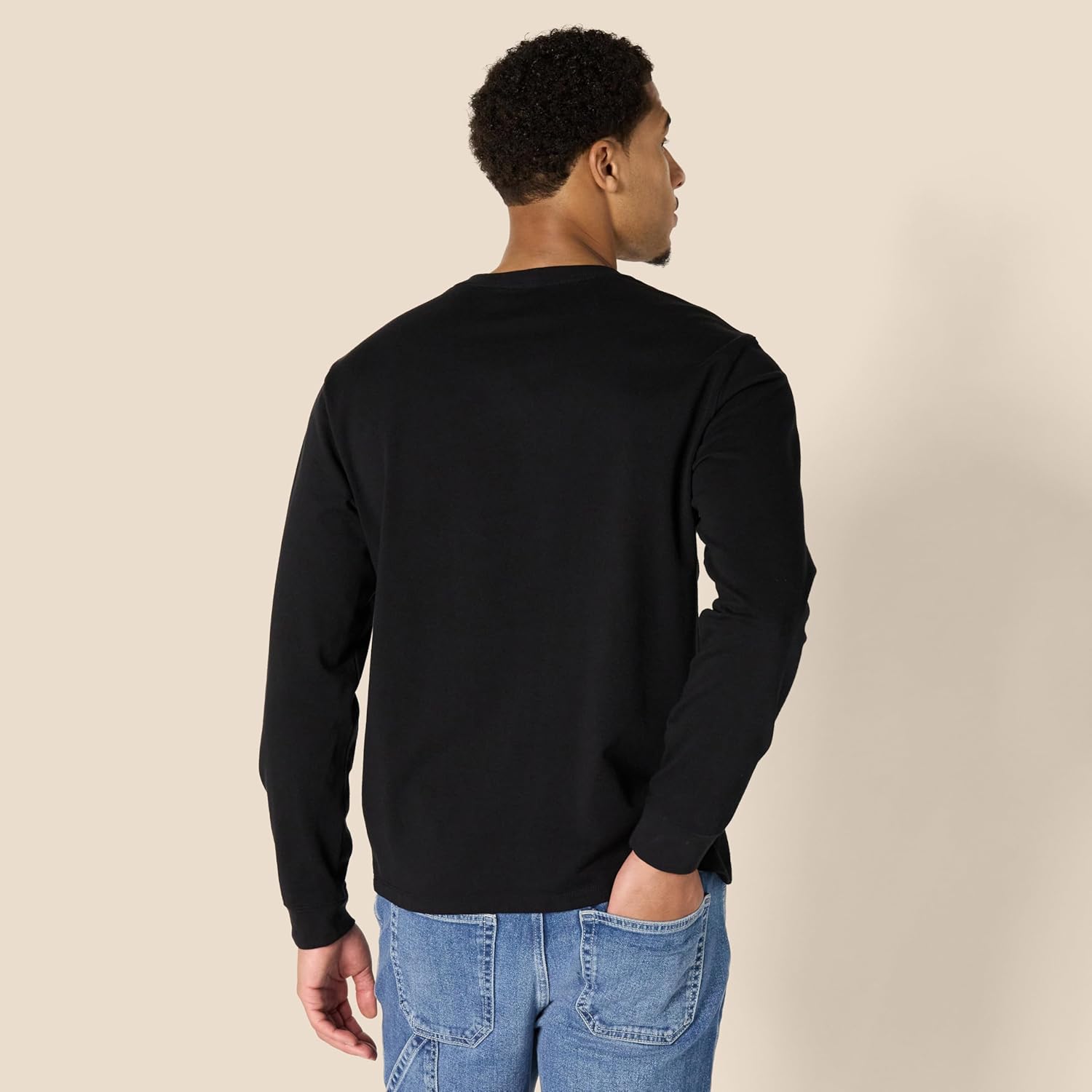 Thumbnail 1 de Amazon Essentials Men’s Heavyweight Relaxed-Fit Long-Sleeved T-Shirt