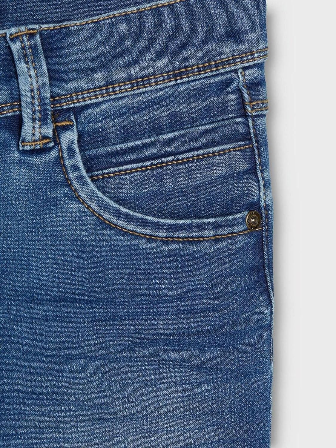 Detalle 1 de NAME IT Boy Jeans Slim Fit – Jeans mit 71% Baumwolle, 27% Polyester, 2% Elasthan