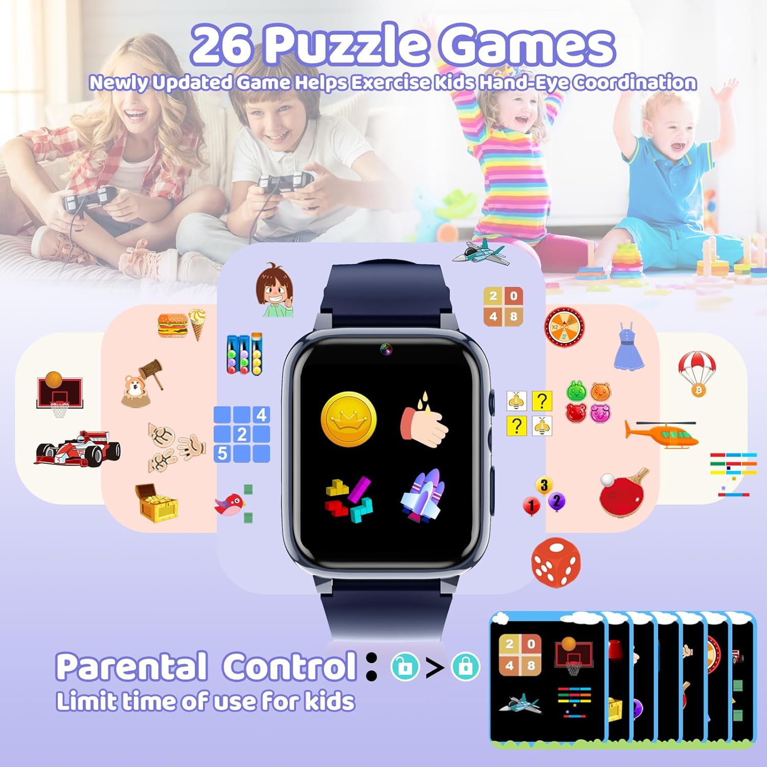 Detalle 2 de YEDASAH Kids Smart Watch 1.69in touchscreen