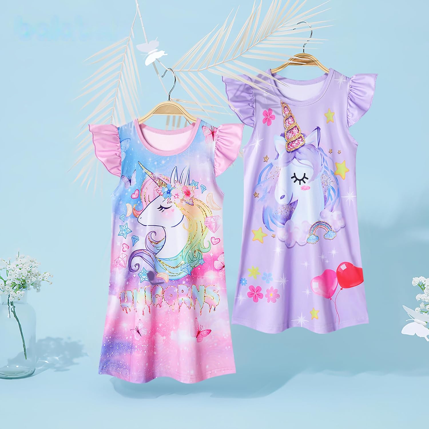Detalle de LQSZ Girls' Nightgowns, Polyester