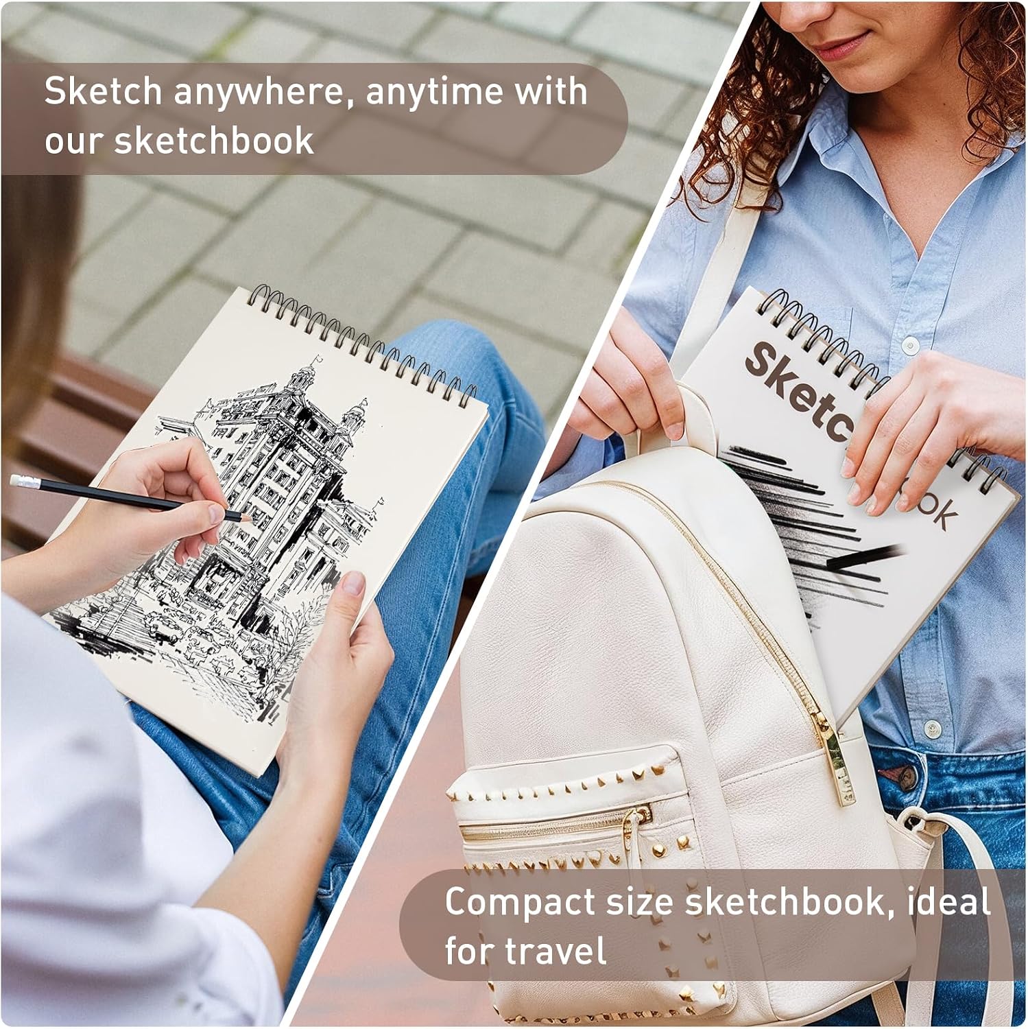 Thumbnail 2 de Umriox A4 Sketchbook 2-Pack