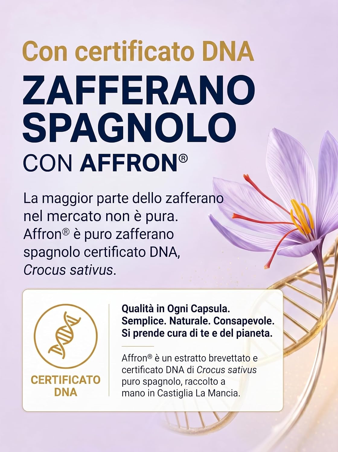 Thumbnail 2 de Zafferano Integratore Affron Benessere Mentale — 40 Capsule: una leggera spinta per umore e rilassamento