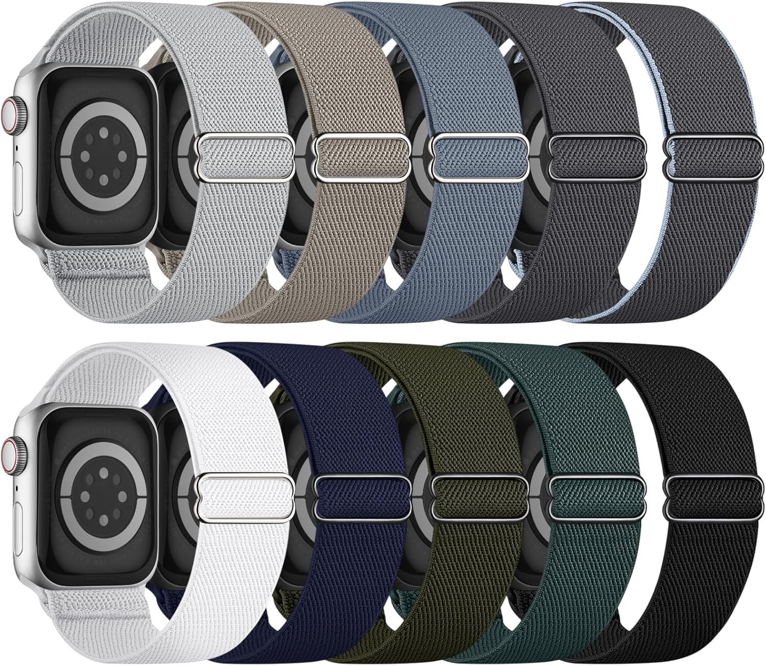 Thumbnail 6 de 10 Pack Stretchy Bands Apple Watch band