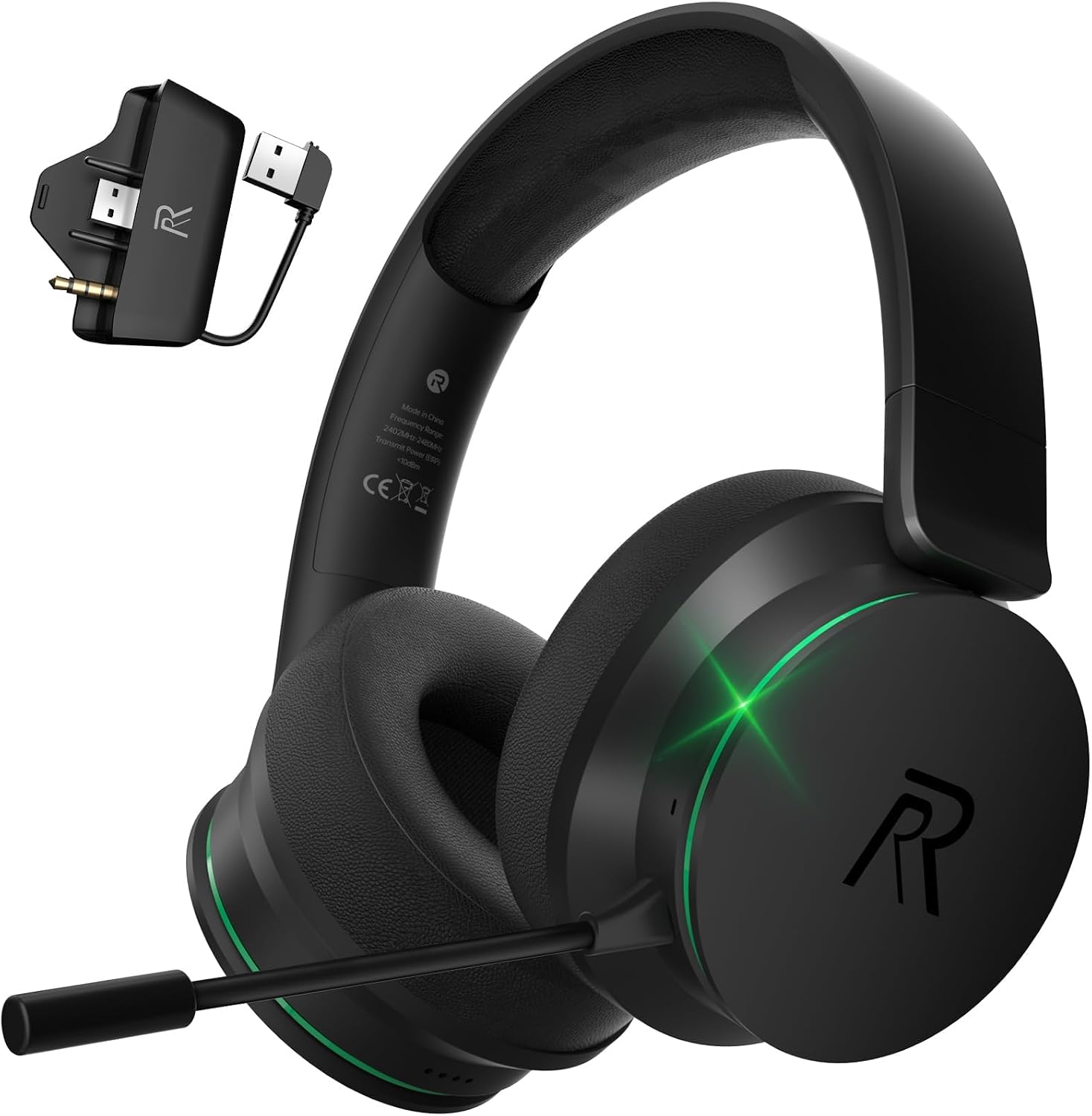 Detalle de RYR Captain 200 Wireless Gaming Headset 45h