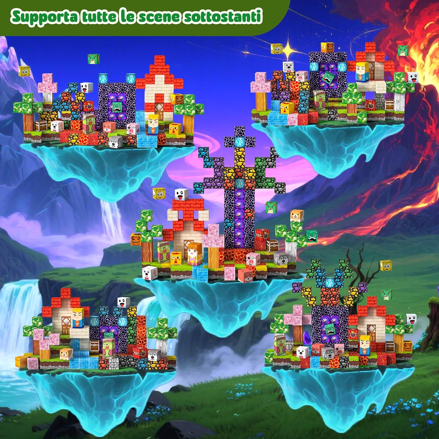 Thumbnail 1 de Costruzioni Magnetiche 150 pezzi 🧩