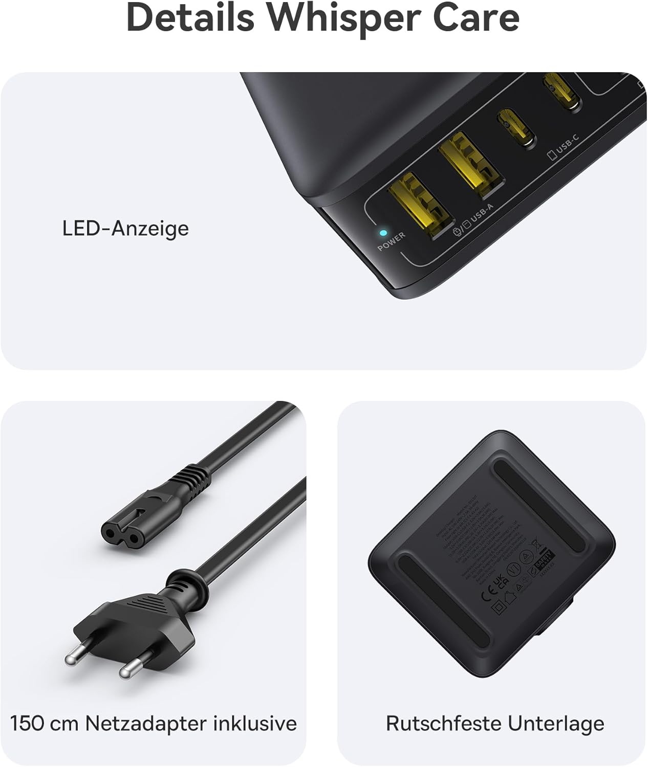 Thumbnail 6 de Baseus USB C Ladegerät 120W 6‑Port