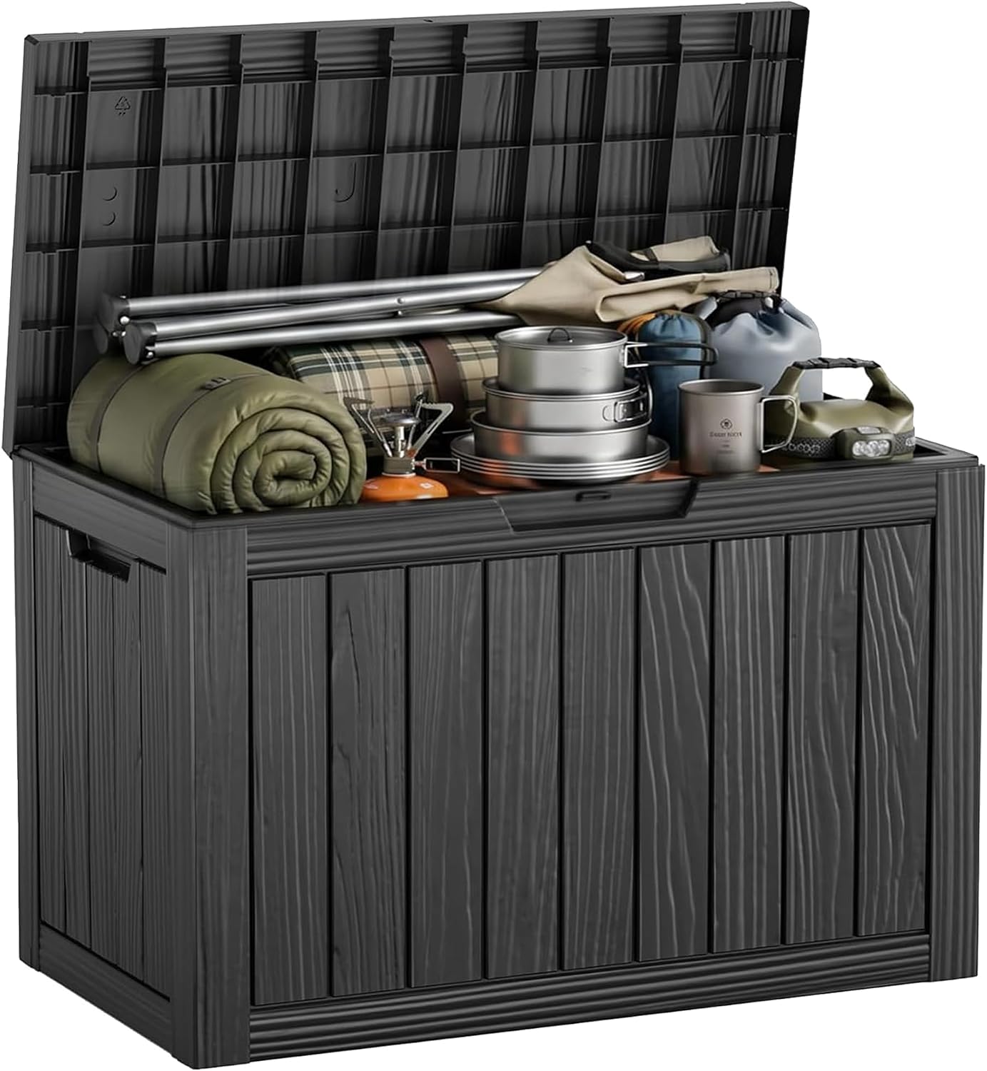 Detalle de EasyUp Outdoor Storage Box 60 Gallon