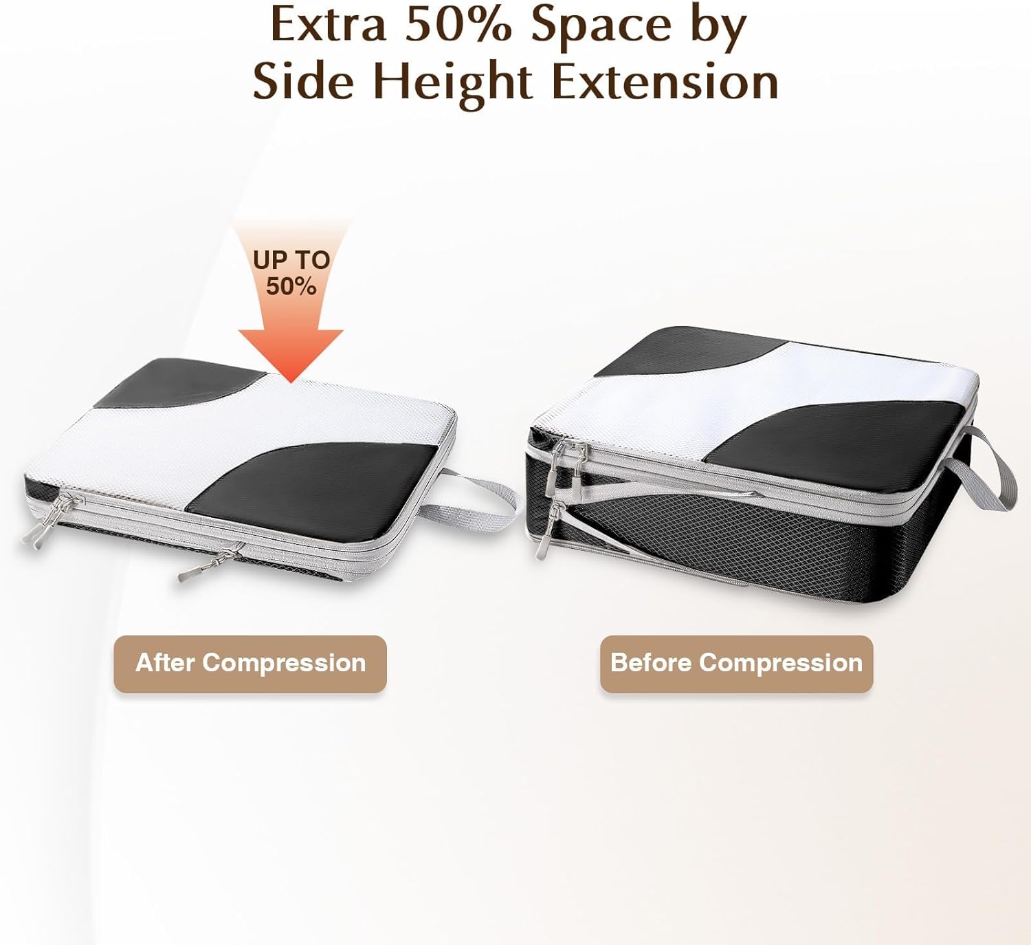 Detalle 2 de DIMJ Compression Packing Cubes 8‑Set