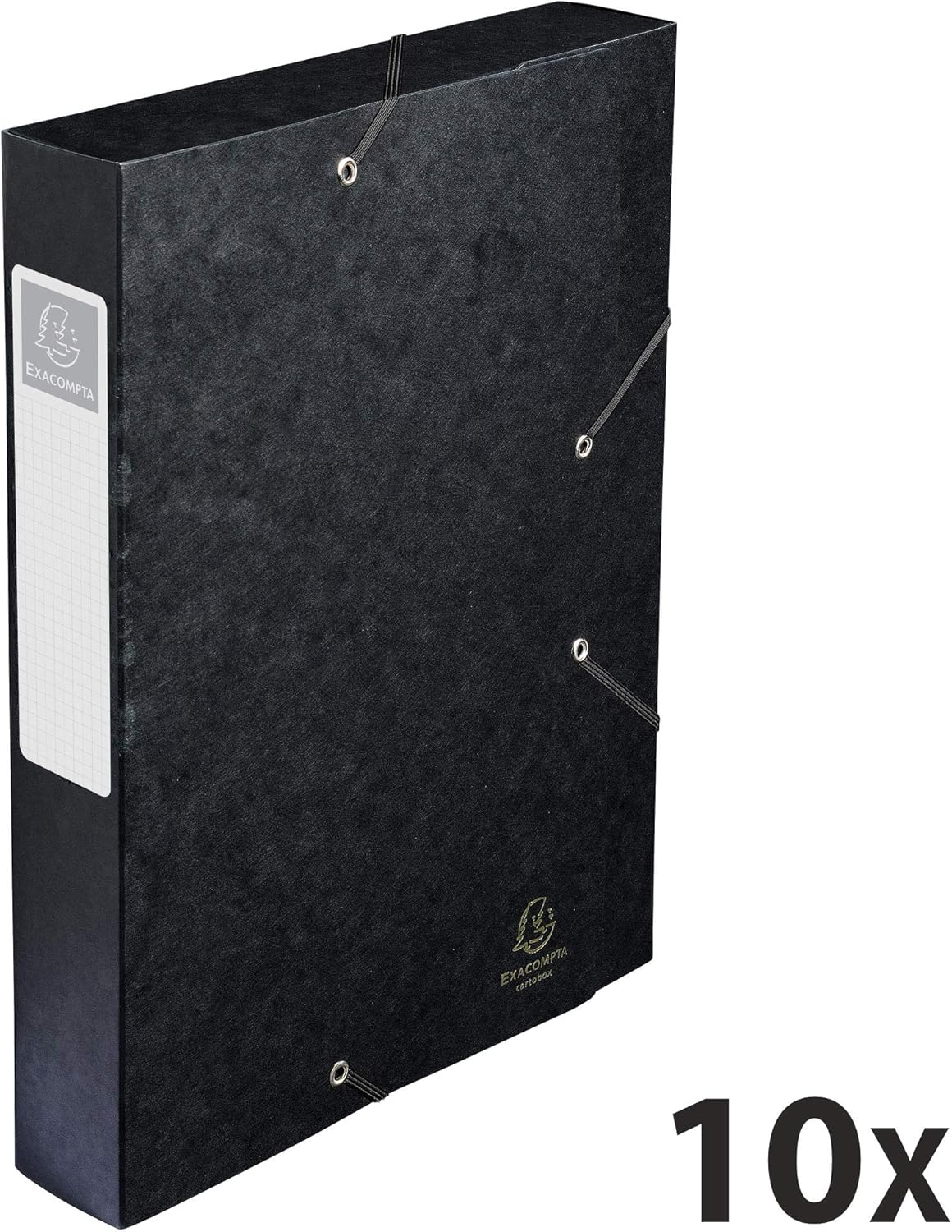 Detalle 2 de Exacompta Cartobox Caja de cartón 24x32 cm 10 uds negra