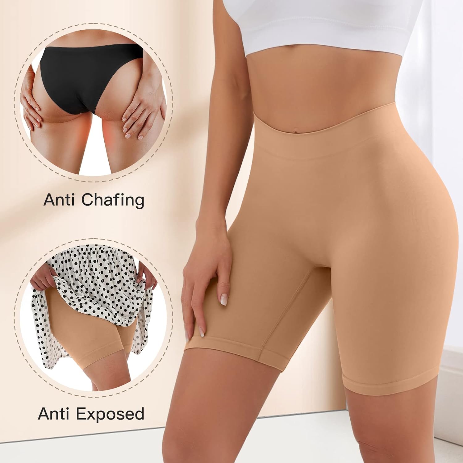 Detalle de YADIFEN Seamless Slip Shorts