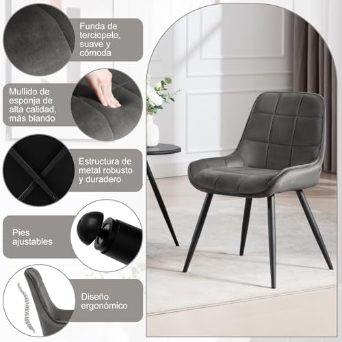 Thumbnail 4 de WOLTU 6X Sillas de Comedor 🪑 Ergonomicas y Modernas