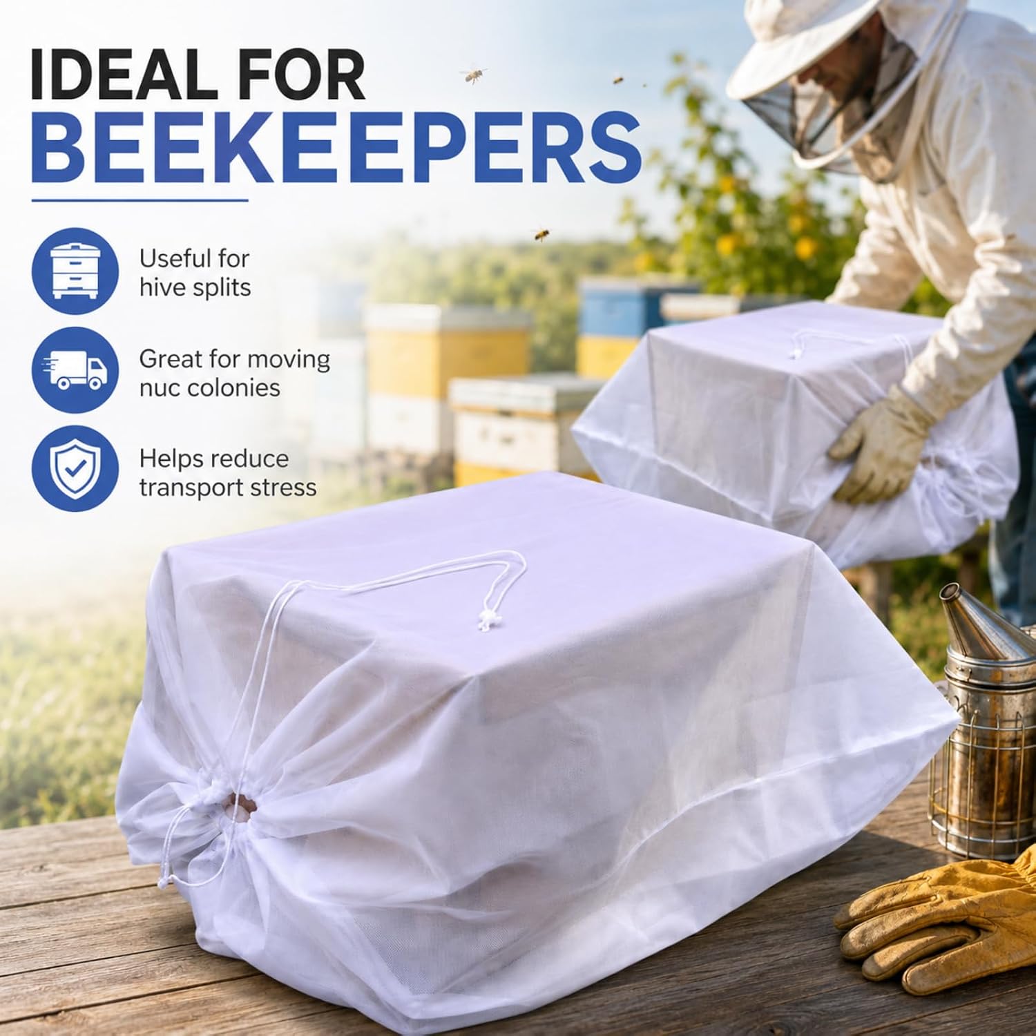 Detalle 2 de EYOBE Bee Transport Bags 35.4 × 26.7 Inch