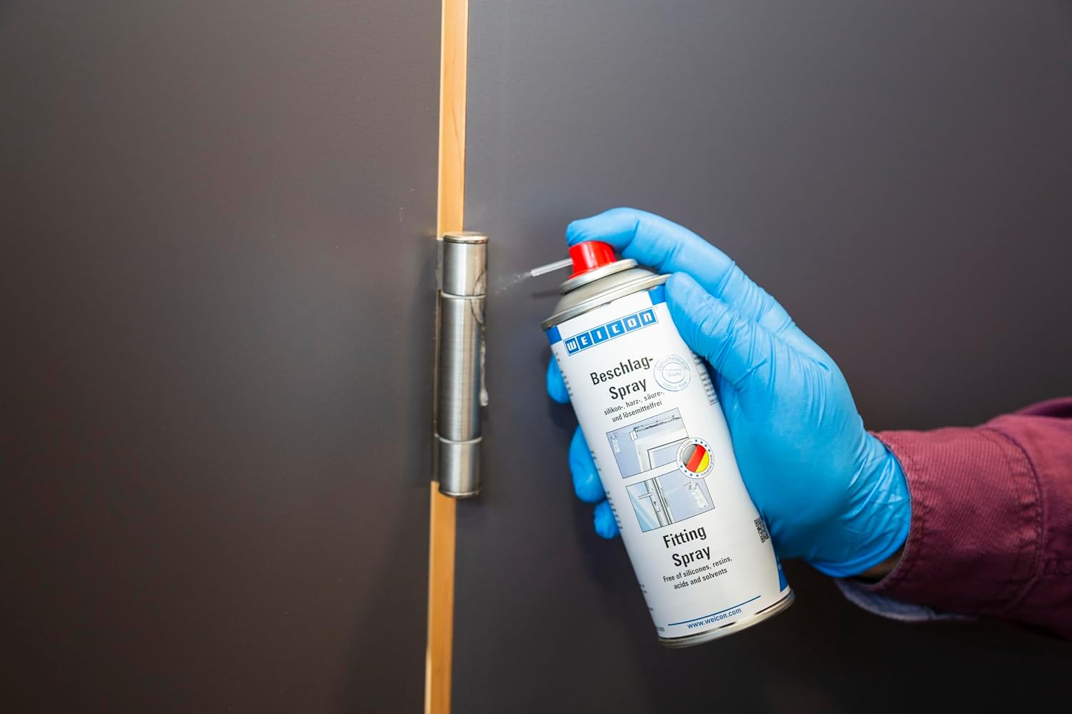 Detalle de WEICON K11785 Fittings Spray 200 ml – smörjspray för beslag, syrafri och luktfri