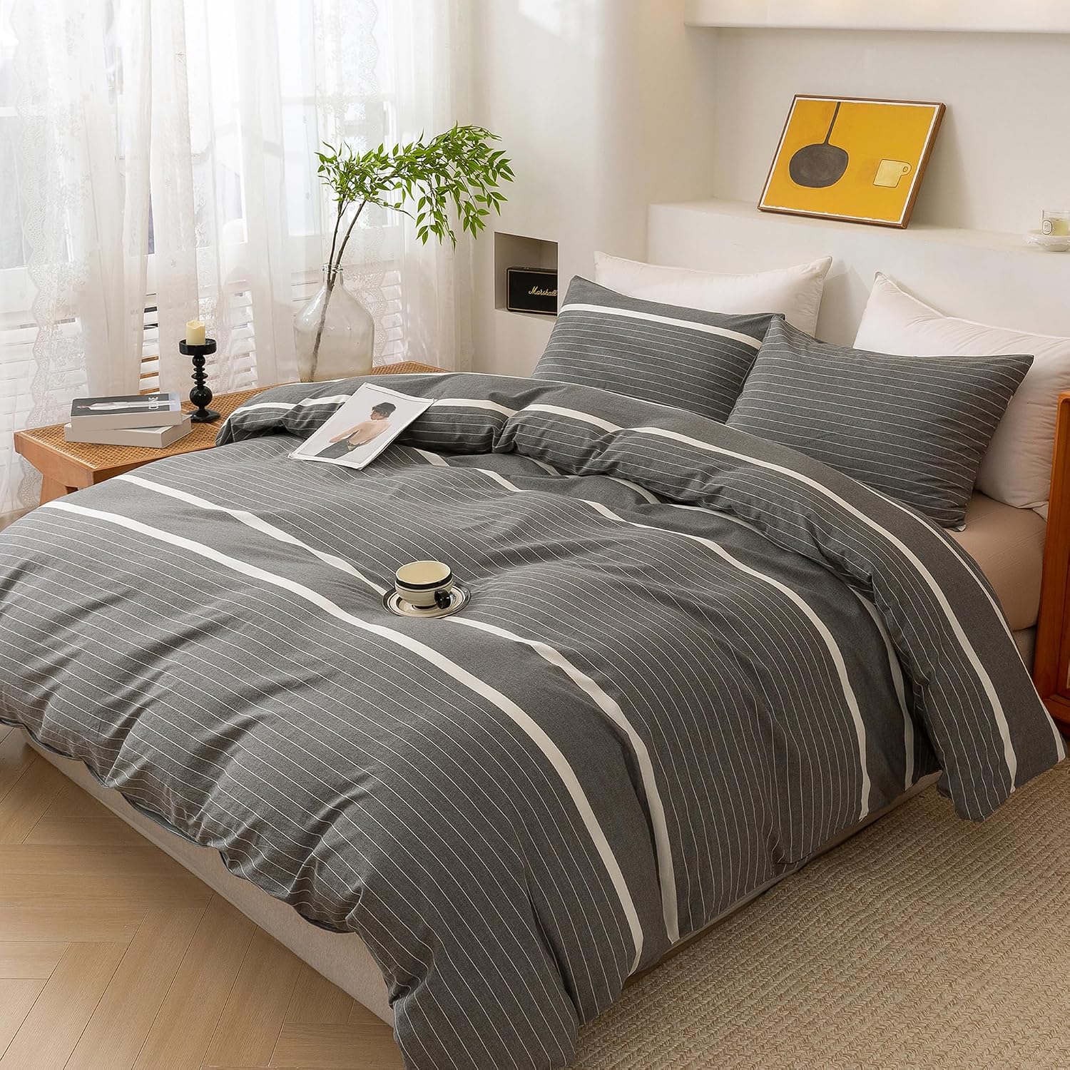 Thumbnail 3 de ECOCOTT Queen Duvet Cover Set 100% Cotton