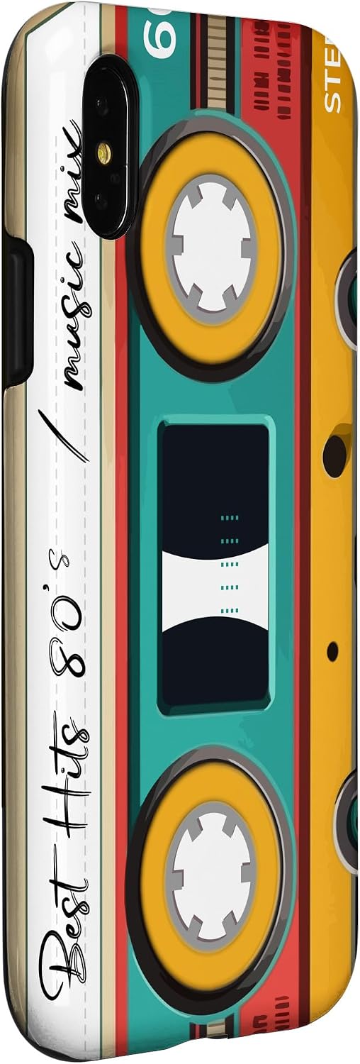 Detalle de Carcasa Cassette retro para iPhone X/XS