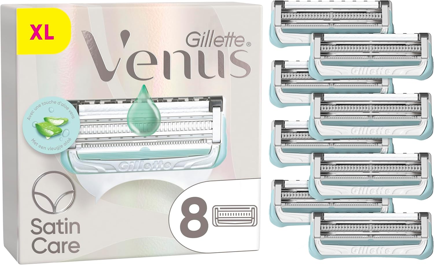 Detalle de Gillette Venus Damenrasierklingen 8 Ersatzklingen