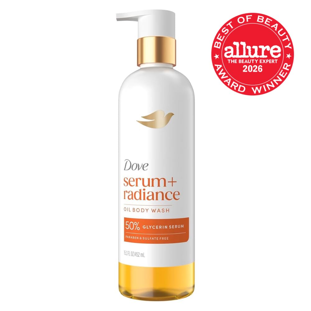 Detalle 2 de Dove Serum+ Radiance Oil Body Wash with Jojoba & Monoi Flower, 15.3 fl oz