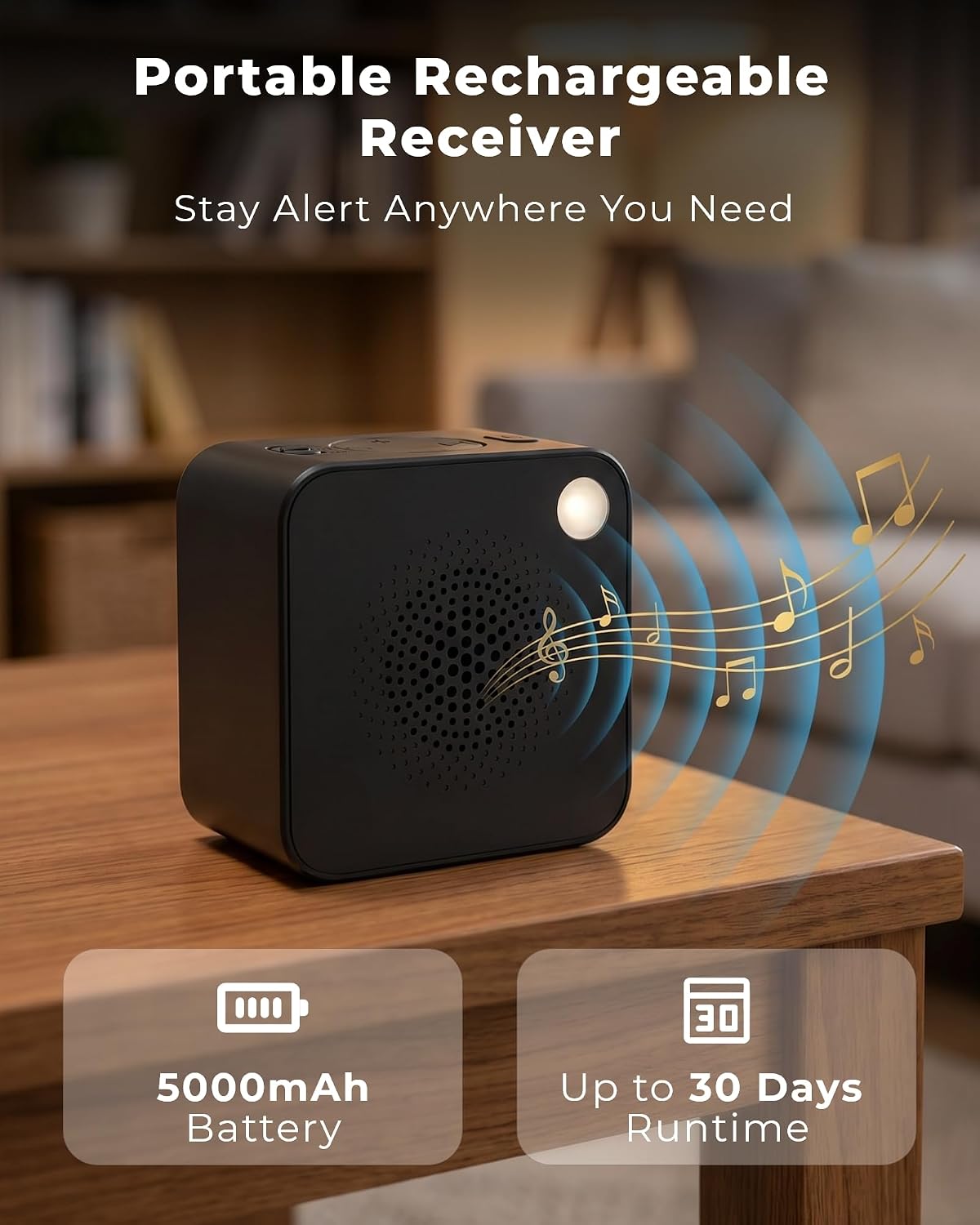 Detalle de FULNIX Driveway Alarm with 3,000-ft Range