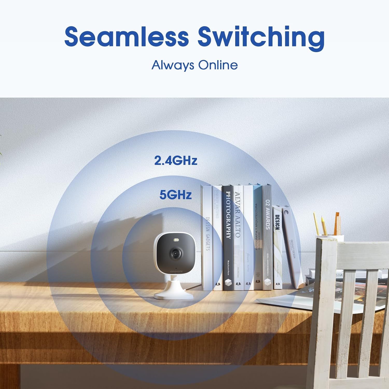 Detalle de Indoor/Outdoor Security Cameras, 2-Pack