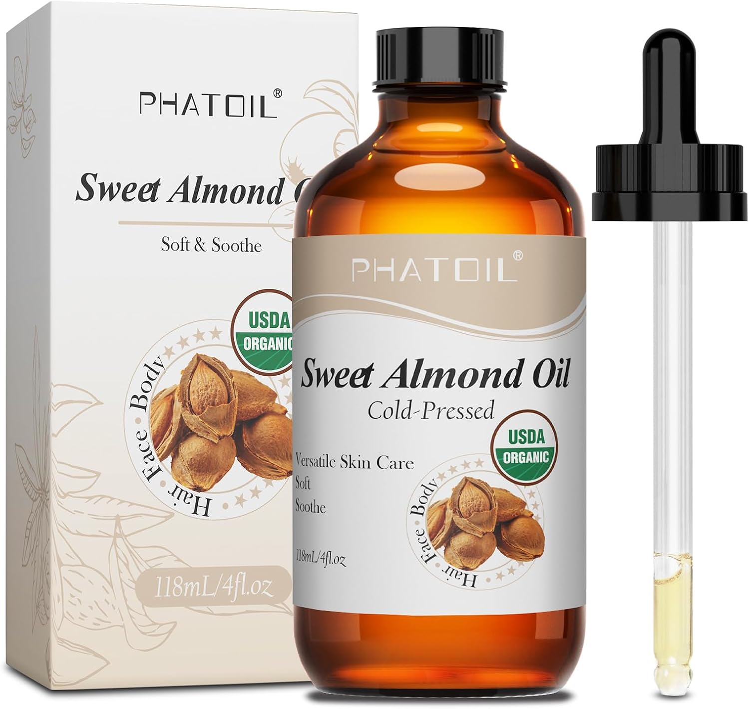 Detalle de Organic Sweet Almond Oil 118ml