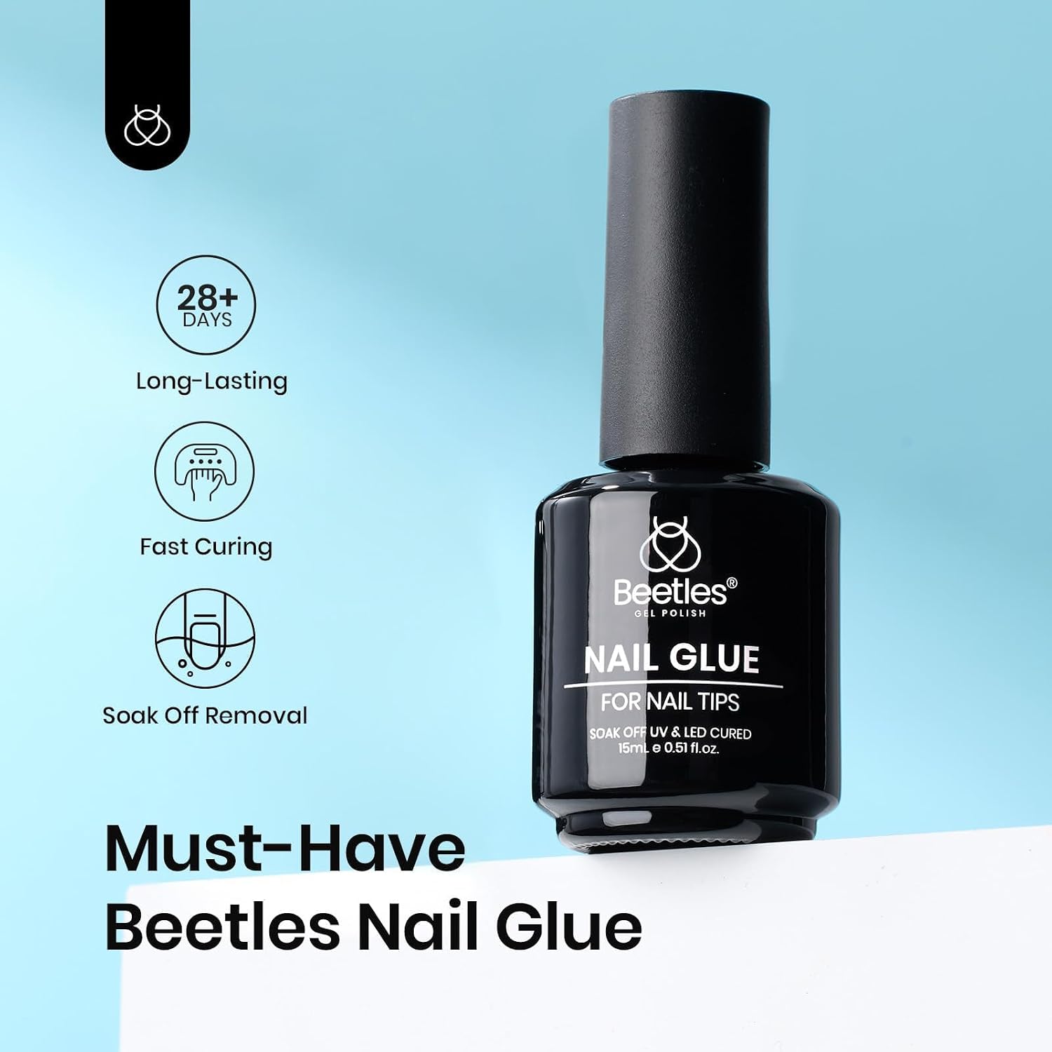 Thumbnail 1 de Beetles 15ml Gel Nail Glue 28+ Days Hold 💅