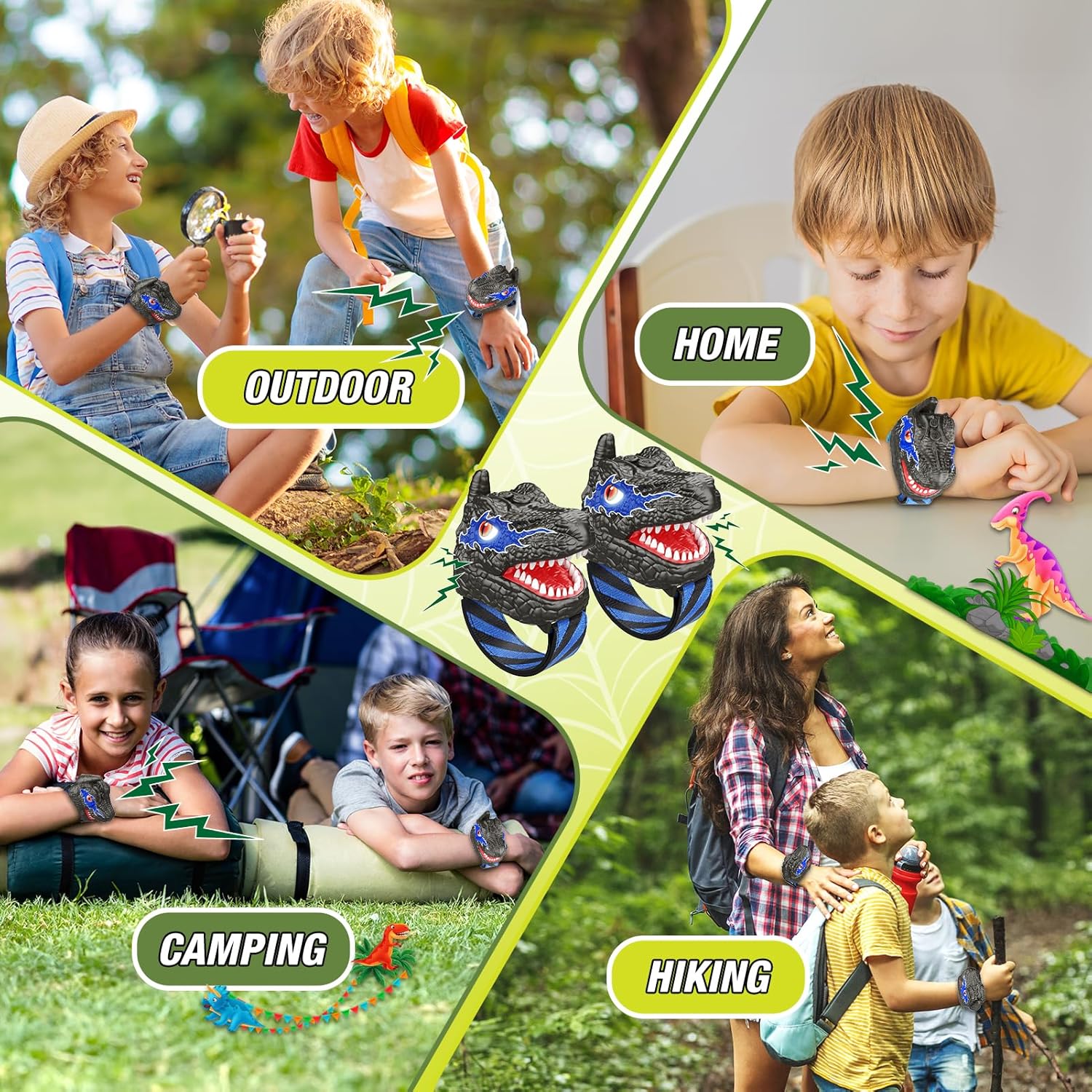 Detalle 2 de Hapikids Walkie Talkies Dinosaur design for ages 3–7