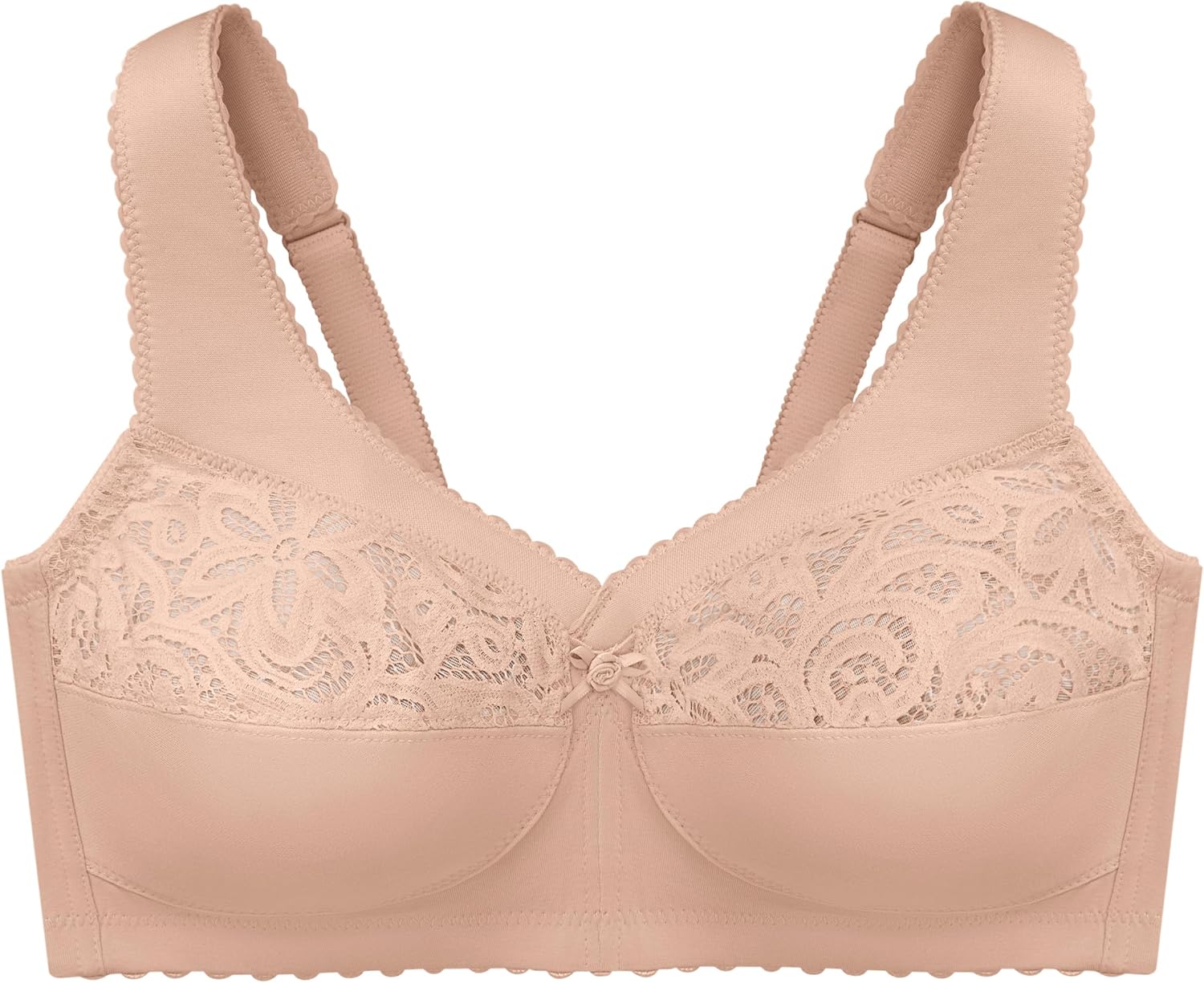 Thumbnail 3 de Glamorise MagicLift Cotton Support Bra Wirefree #1001 Full Coverage