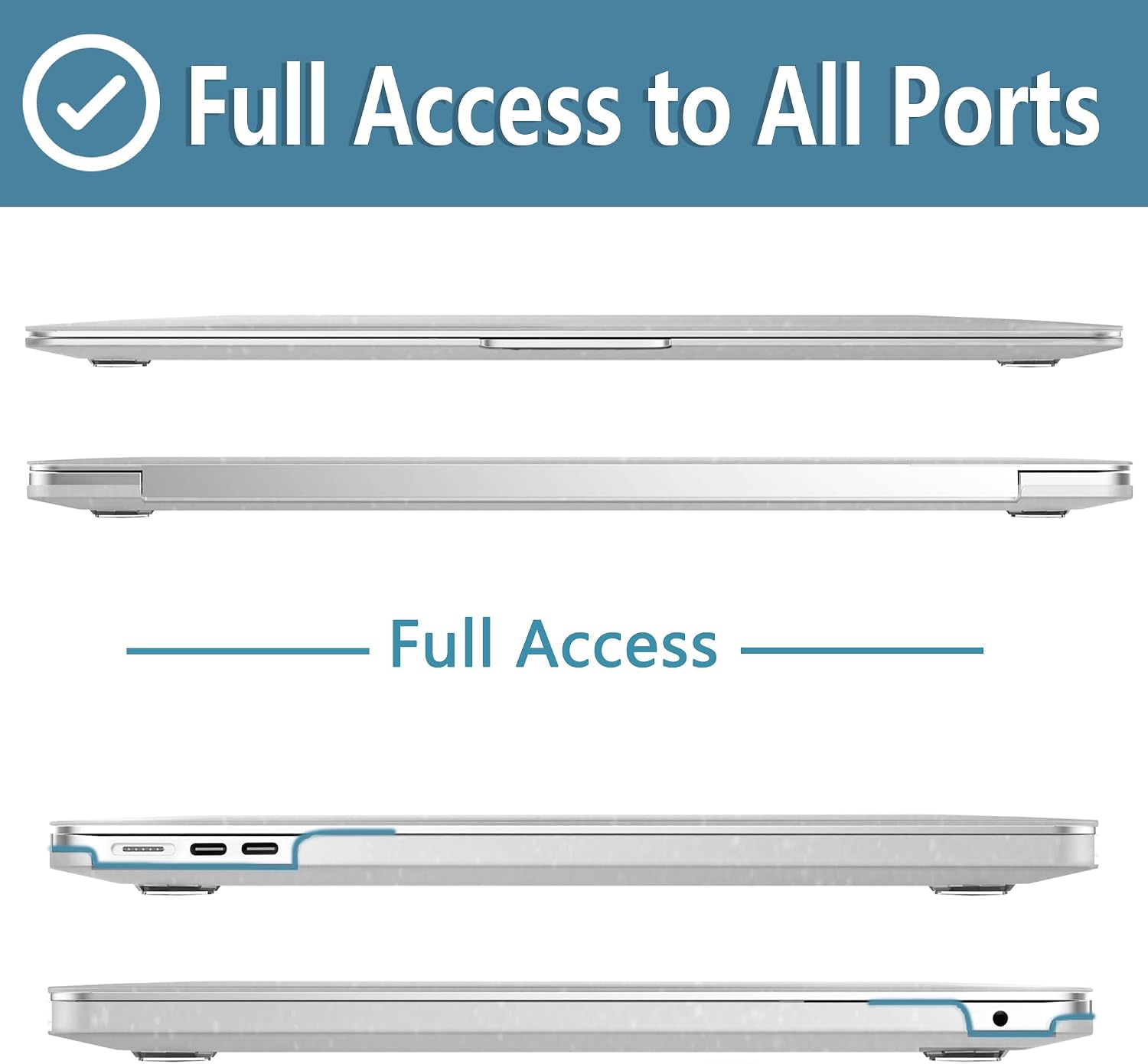 Detalle 1 de NPUOLS MacBook Air Hülle 13,6 Zoll für A3449