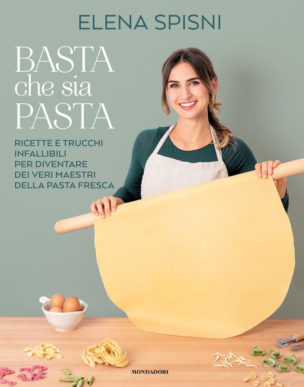 Detalle de Basta che sia pasta – kokbok om färsk pasta med recept och knep