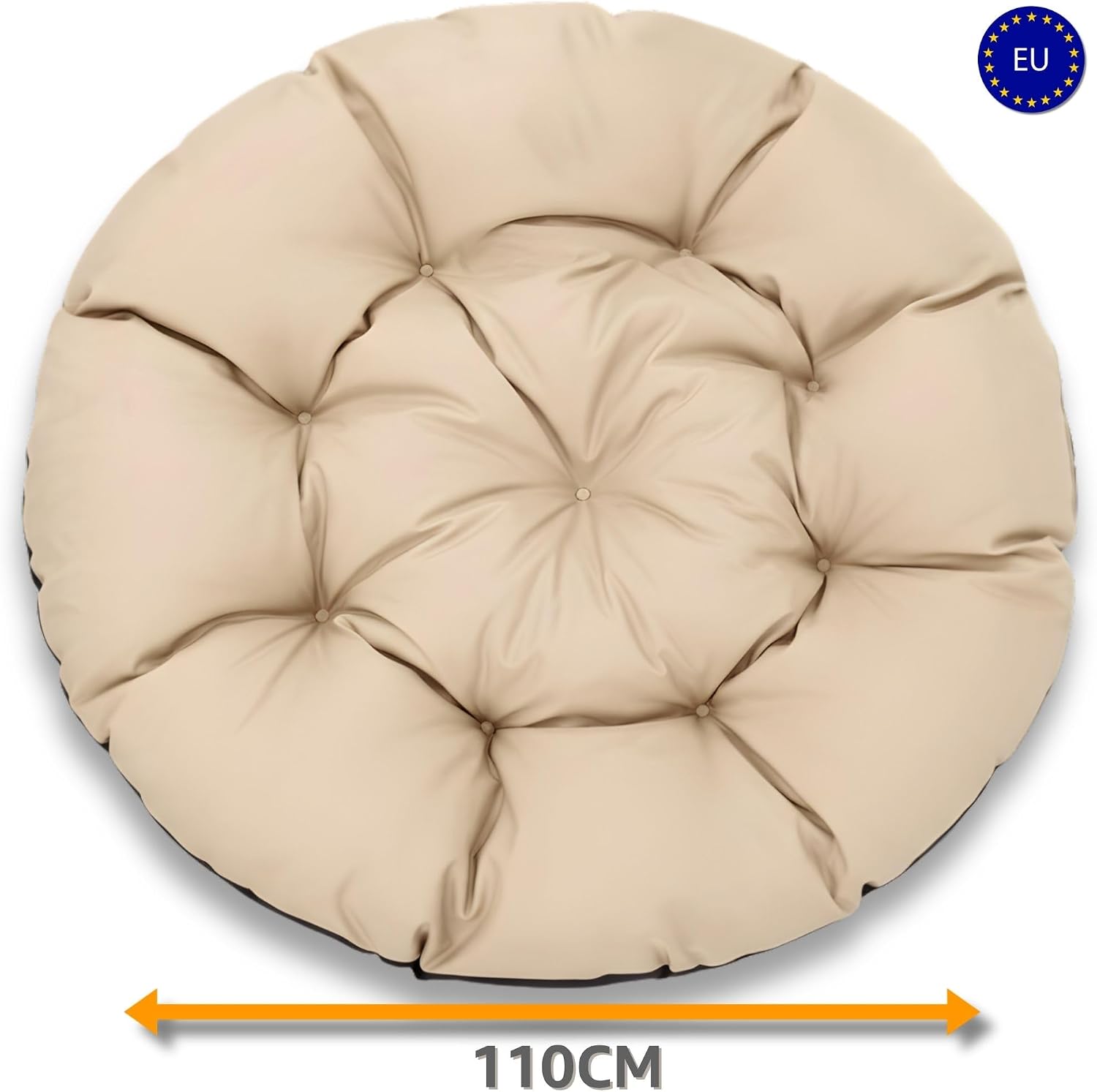 Thumbnail 1 de Amazinggirl Cuscino rotondo 110 cm per Poltrona Sospesa e Poltrona a Uovo – Durevole, idrorepellente e confortevole