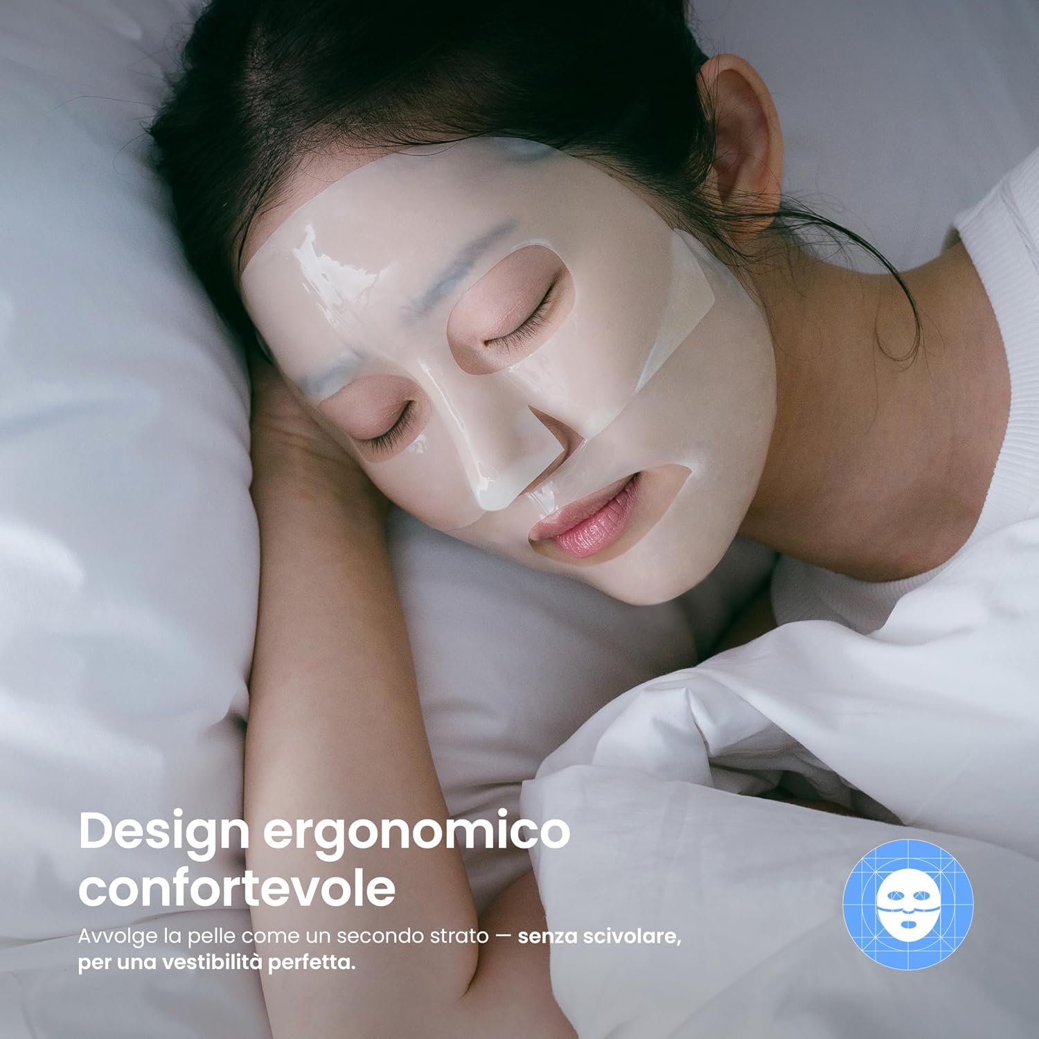 Thumbnail 6 de caraseoul Glowganic Pro Collagene Maschera Viso Hydrogel [4 Pezzi] – protezione idratante e luminosità coreana