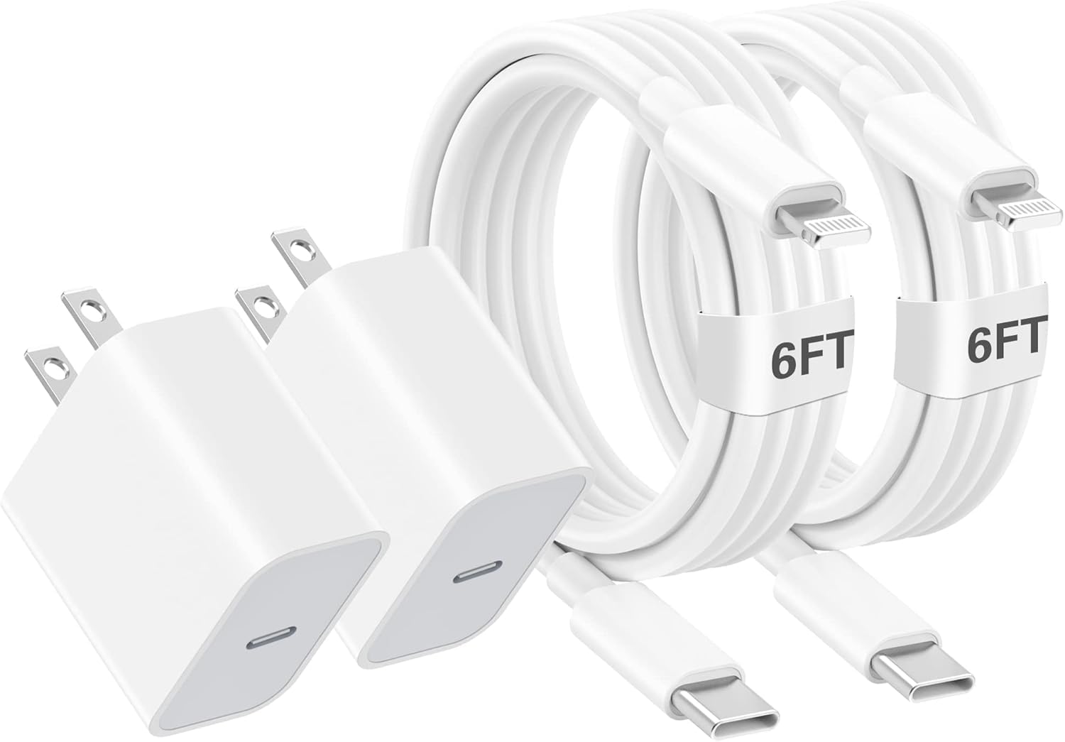 Thumbnail 6 de Apple 20W iPhone Fast Charger with 10ft USB‑C Cable
