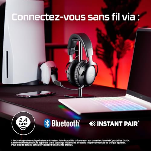 Detalle 2 de HyperX Cloud Alpha: casque gaming filaire à double chambre, aluminium et micro détachable